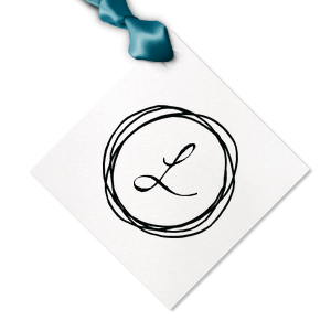 Give gifts a creative twist with the Modern Scribble Frame Tag. Featuring a playful scribble circle around an initial, it adds a touch of contemporary elegance, perfectly personalizing your presents with unique style and flair.