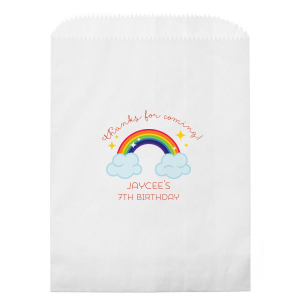 Our beautiful custom White Custom Photo Party Bag with Matte Poppy Ink Digital Print Colors will impress guests like no other. Make this party unforgettable.