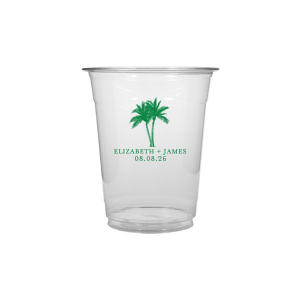 The Romantic Beach Vibes Cup is sure to turn your next party event into a summertime smash! Available in your choice of ink printed colors and customizable text, the party cup is easy to make your own.