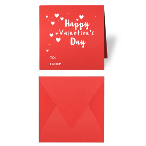 Valentine's Day With Hearts Gift Enclosure