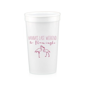 Raise a toast to the bride-to-be with the Last Flamingle Bachelorette Cup. Bursting with fun and flamingo vibes, this design perfectly captures the joy of celebrating her last fling before the ring with her besties. Let's flamingle and make memories that will last a lifetime!