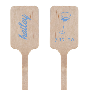 Minimal Bridal Shower Sip & Stir Stick