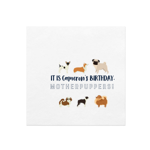 Puppy Birthday Party Napkin