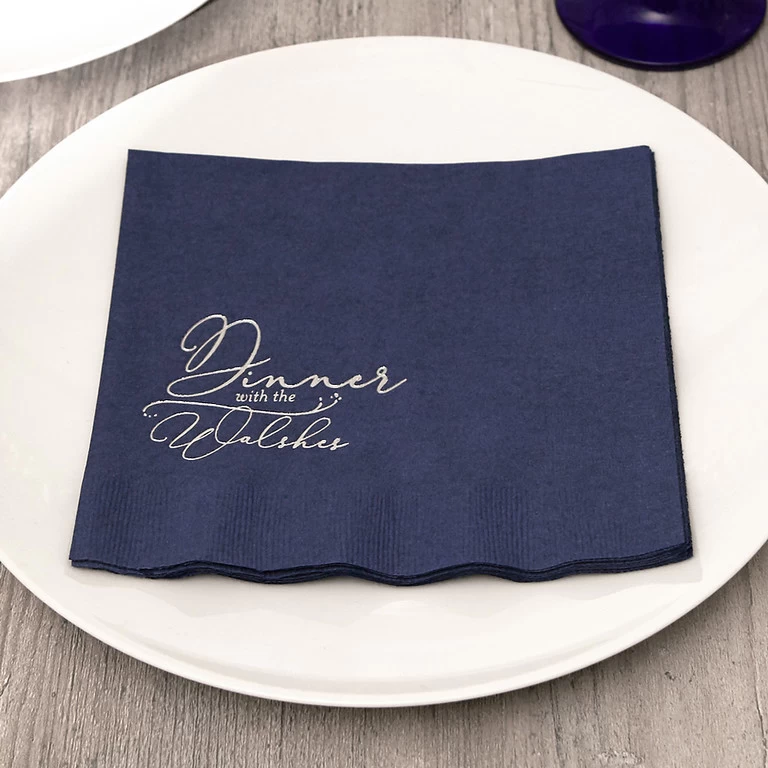 Personalized Dinner Napkins Make Family Dinners This Summer Extra Special
