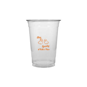 Get groovy this spooky season with the Groovy Halloween Cup. Our custom and cute Halloween decor will add a memorable touch at your Halloween party. Featuring two adorable ghosts, personalize teh design with your own name. 