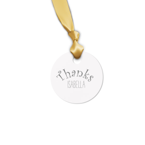 Add a whimsical touch to your presents with our personalized butterfly-shaped gift tag, impeccably crafted using letterpress printing techniques. This charming tag is printed in the colors of your choice.