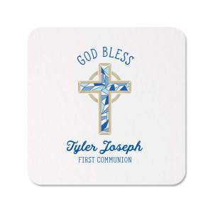 Blue Cross Custom Photo Coasters