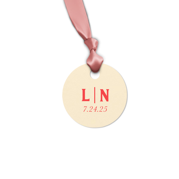 Our custom Stardream Champagne Heart Gift Tag with Matte Navy Foil Color can't be beat. Showcase your style in every detail of your party's theme!