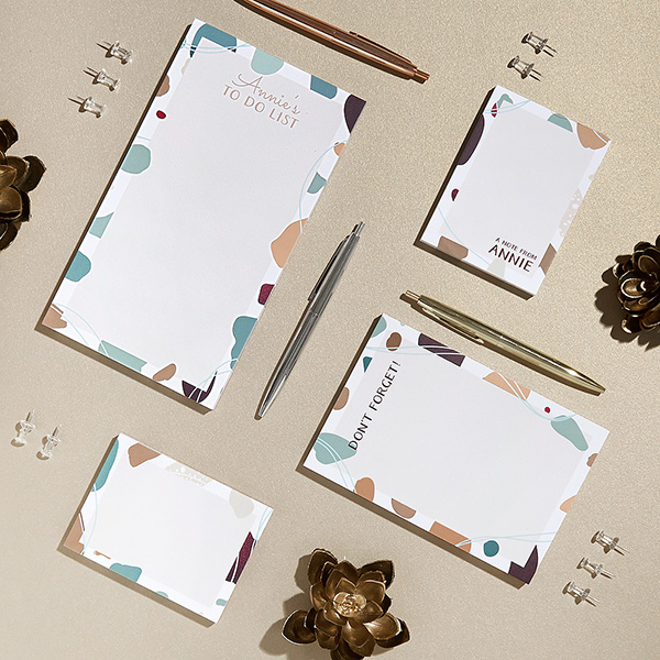 Personalized Note pad with pens