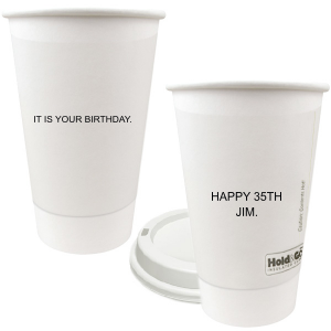 Channel the iconic dry wit of "The Office" for your celebration with the Office Inspired Birthday Cup, marked by the deadpan declaration "It is your birthday." along with your name and new age. A perfectly minimal and satirical nod for fans on their special day.