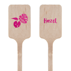 Personalize a tropical custom stir stick. This will stand out at your bar whether you are having a birthday party or bachelorette party. 