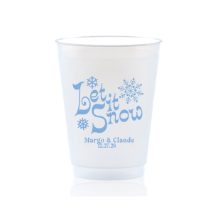 Celebrate the most wonderful time of the year with the Let It Snow Cup. A classic and cheerful design that is sure to warm hearts through the chilly holiday season. Available in a variety of colors and styles to best suit your tastes and needs. 