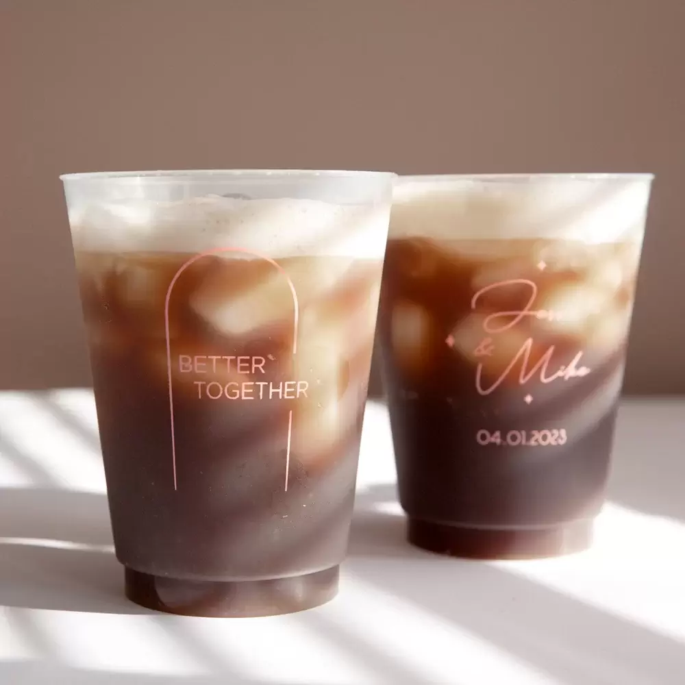 Screen Printed customized cups