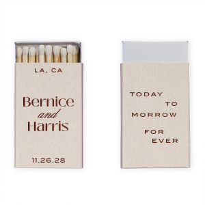 Today, Tomorrow, Forever Matchbox