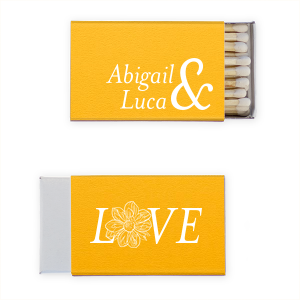 Custom Poptone Tuscan Sun Cigar Matchbox with Shiny Rose Quartz Foil has a Wildflower graphic and is good for use in Floral themed parties and couldn't be more perfect. It's time to show off your impeccable taste.