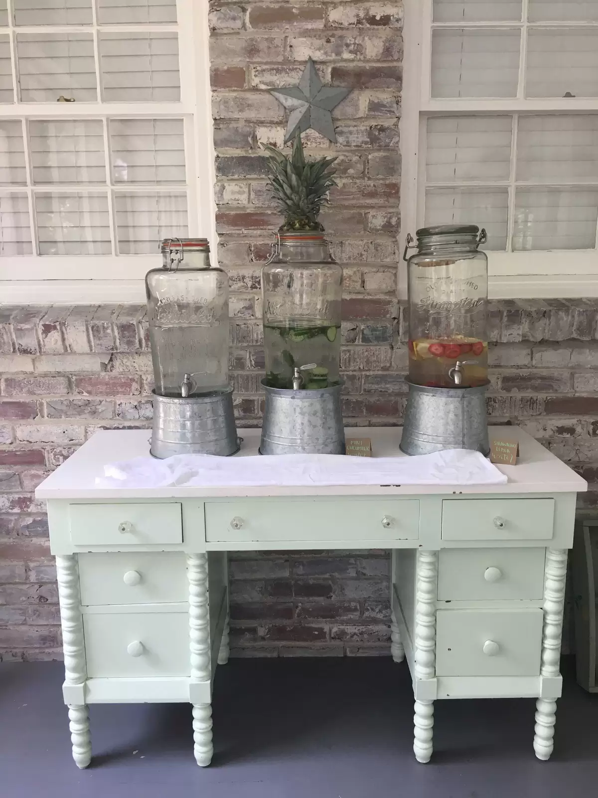 bridal shower infused waters