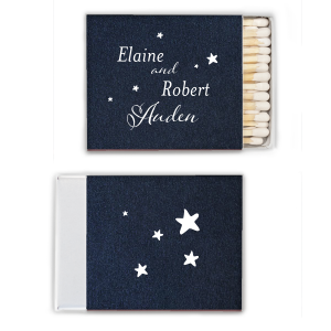 Starry Wedding Matchbox