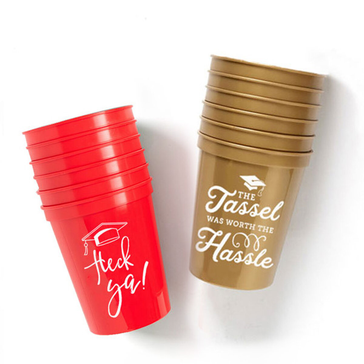 Heck Ya Graduation Stadium Cup Pack