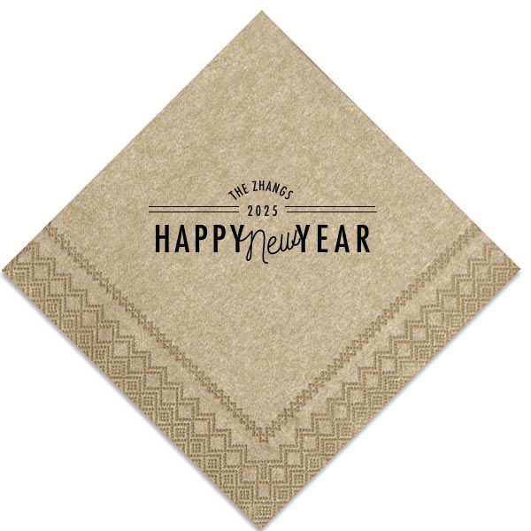 Happy New Year Napkin 