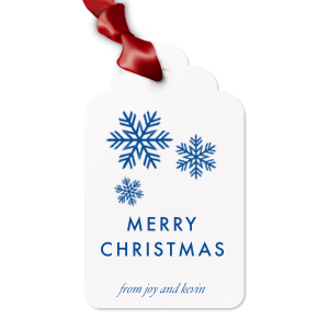 Decorate your gift like never before. This Letterpress Gift Tag with amazing graphics with Snowflakes and Merry Christmas letters will make their day! Get your Gift Tag now! 