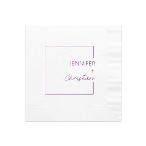 Frame Names Napkin