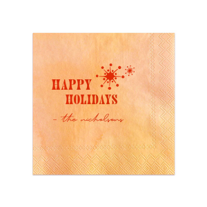 Decorate your home with the most-wanted season napkin this year. This Retro Snowflakes Napkin will bring the Christmas vibe for sure, your guests will agree!