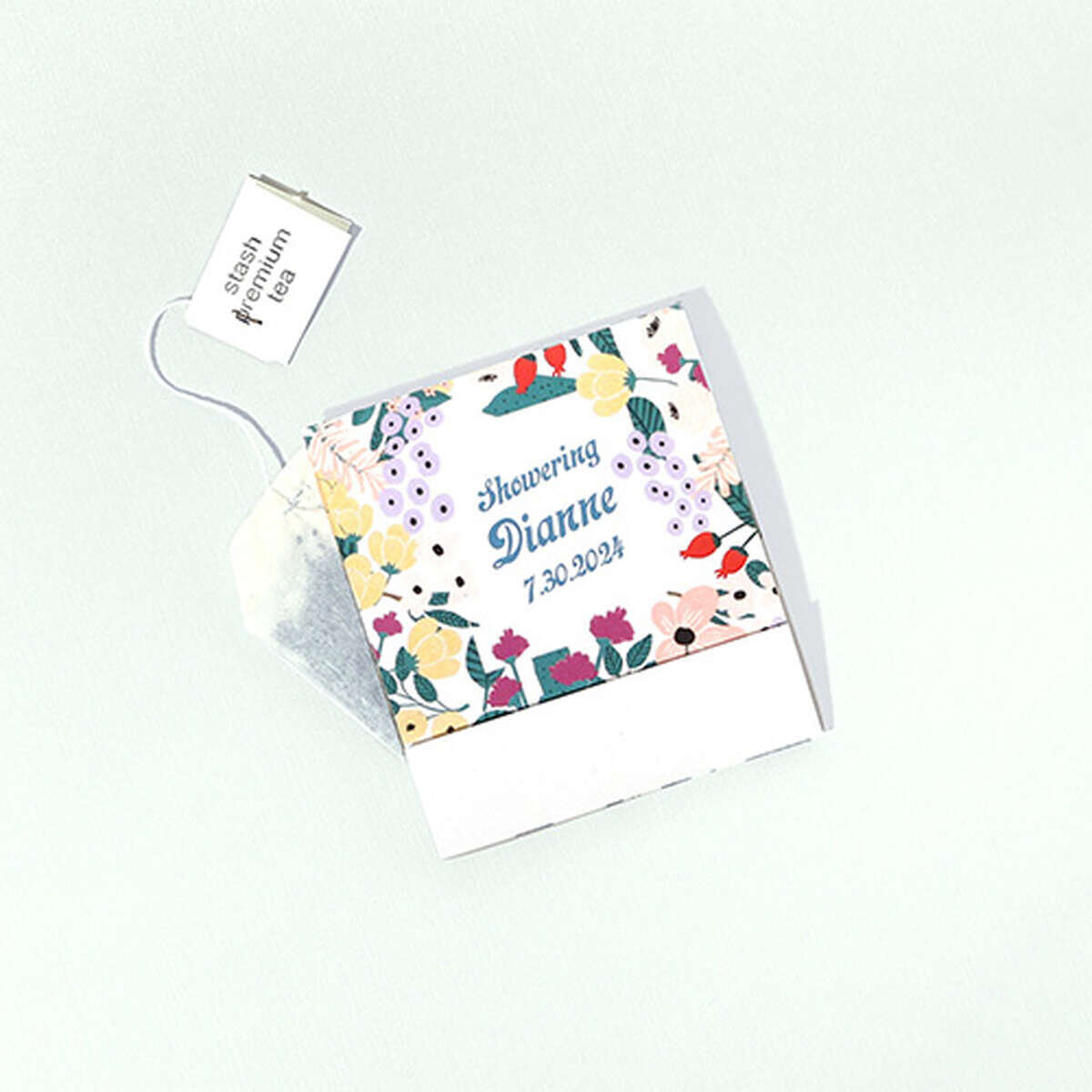 Custom photo tea favors