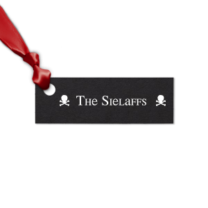 Our custom Natural Black Rectangle Gift Tag with Matte White Foil are a must-have for your next event—whatever the celebration!