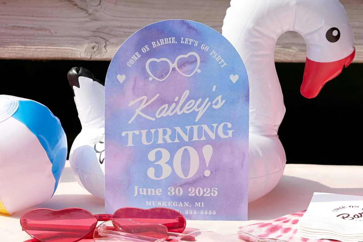 birthday custom invitations