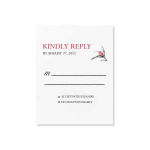 The ever-popular Full Color with Foil Details Card is printed with Matte Black Text Ink, Full Color Digital Print Design, and is printed on a 115lb Smooth Natural White paper stock and couldn't be more perfect. It's time to show off your impeccable taste.
