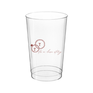 The It's A Love Story Cup will have your guests saying "Yes!" Commemorating the engagement of Taylor Swift and Travis Kelce, match your own special event with their whirlwind romance. Customize the text and style of cup to best match your special events unique vibes!
