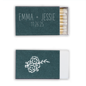 Gold Foil Wedding Matches, Custom Monogrammed Matchbox, Personalized  Wedding Matchbox, Sparkler Send off Matches, Wedding Day Matchbox Favor -   Israel