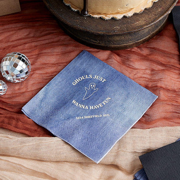 ghouls just wanna have fun napkin
