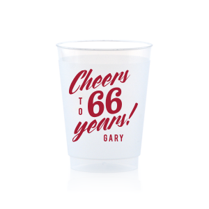 Our custom 10 oz Frost Flex Cup with Matte Lipstick Red Ink Colors couldn't be more perfect. It's time to show off your impeccable taste.