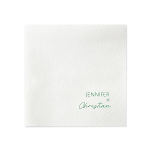 Our custom White Guest Hand Towel with Shiny Leaf Foil will look fabulous with your unique touch. Your guests will agree!