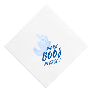 Our beautiful custom White Borderless Custom Photo Cocktail Napkin with Matte Royal Blue Ink Digital Print Colors can be personalized to match your party's exact theme and tempo.
