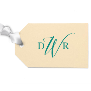 Our beautiful custom Linen White Large Scalloped Gift Tag with Shiny 18 Kt Gold Foil will add that special attention to detail that cannot be overlooked.