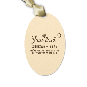 Our beautiful custom Linen Ivory Diamond Gift Tag with Shiny Convertible Red Foil has a Diamond graphic and is good for use in Wedding, Bridal Shower themed parties and will add that special attention to detail that cannot be overlooked.