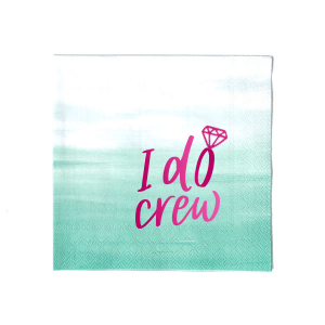 ForYourParty's elegant Ballet Pink Statement Cocktail Napkin with Shiny Fuchsia Foil has a Diamond graphic and is good for use in Wedding, Bridal Shower themed parties and can't be beat. Showcase your style in every detail of your party's theme!