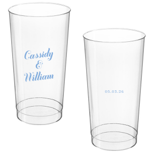 Showcase simplicity and elegance with the Relaxed Couples Name and Date Cup. The no nonsense design makes a direct impression to showcase your big event. Perfect for weddings, engagements, anniversaries or most other events, the highly customizable text leaves plenty room for personalization to make your event unique as your partnership.