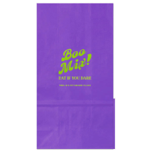 Get in the Halloween spirit with the Boo Mix Halloween Bag! Customize with you or your child's name and fill with spooky treats. Perfect for collecting Halloween candy or using at a Halloween party. 