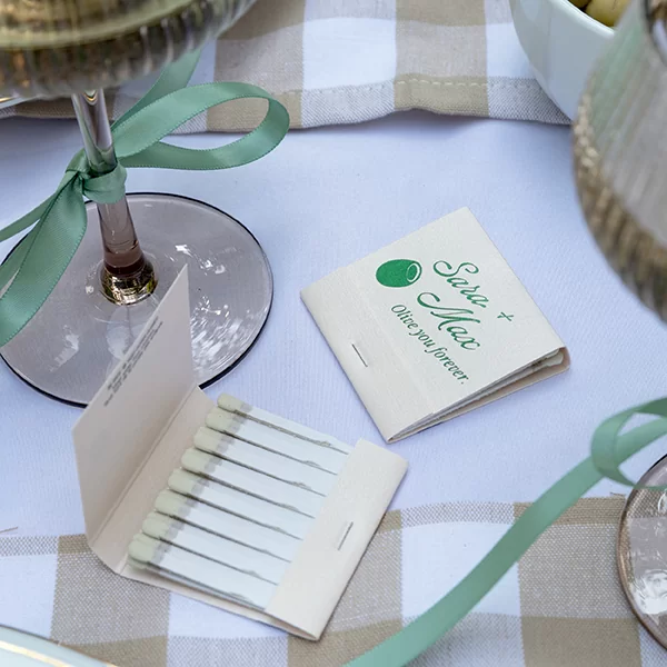  Olive You Forever Matchbook