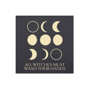 Illuminate your party experience with these personalized Moon Phases Napkin. Foil stamped onto high quality materials, these customizable napkins will have your guest waxing poetically about your unforgettable event.