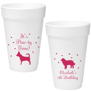 Puppy Party Foam Cup