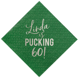 Our beautiful custom Leaf Fern Patterned Cocktail Napkin with Shiny Fuchsia Foil can be personalized to match your party's exact theme and tempo.