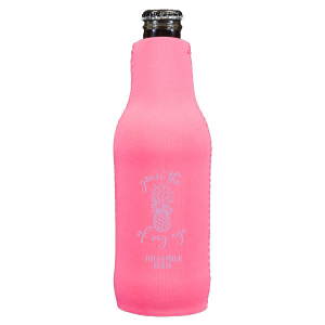 Custom Hot Pink Round Can Cooler with Matte Sunflower Ink Cup Ink Colors has a Pineapple Tiki graphic and is good for use in Food, Beach/Nautical themed parties and will look fabulous with your unique touch. Your guests will agree!