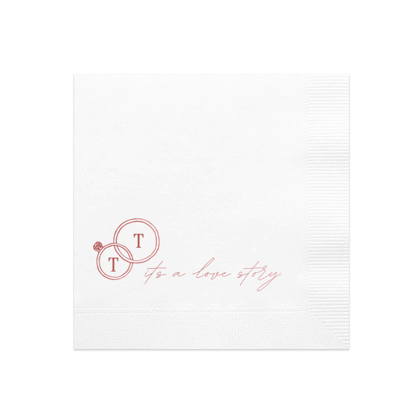 It's A Love Story Napkin