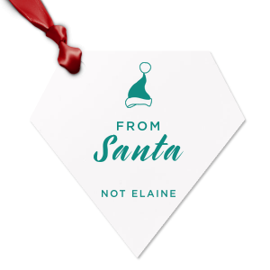 Meet our new customizable Gift Tags with Christmas Hat and your own name branded on it! It is the perfect way to surprise your loved ones, right? 