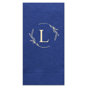 Personalized hotsell Guest Towels - Budding Wreath Monogram - Hand Towel, Dinner Napkin, Custom Napkin, Hostess gift, Bridal Shower