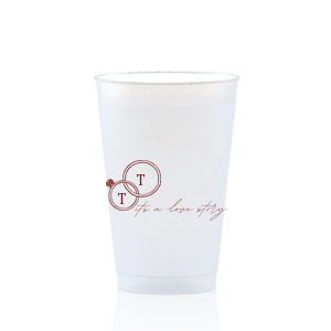 The It's A Love Story Cup will have your guests saying "Yes!" Commemorating the engagement of Taylor Swift and Travis Kelce, match your own special event with their whirlwind romance. Customize the text and style of cup to best match your special events unique vibes!